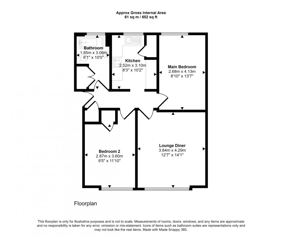 Floorplan for Marlborough Close, Orpington