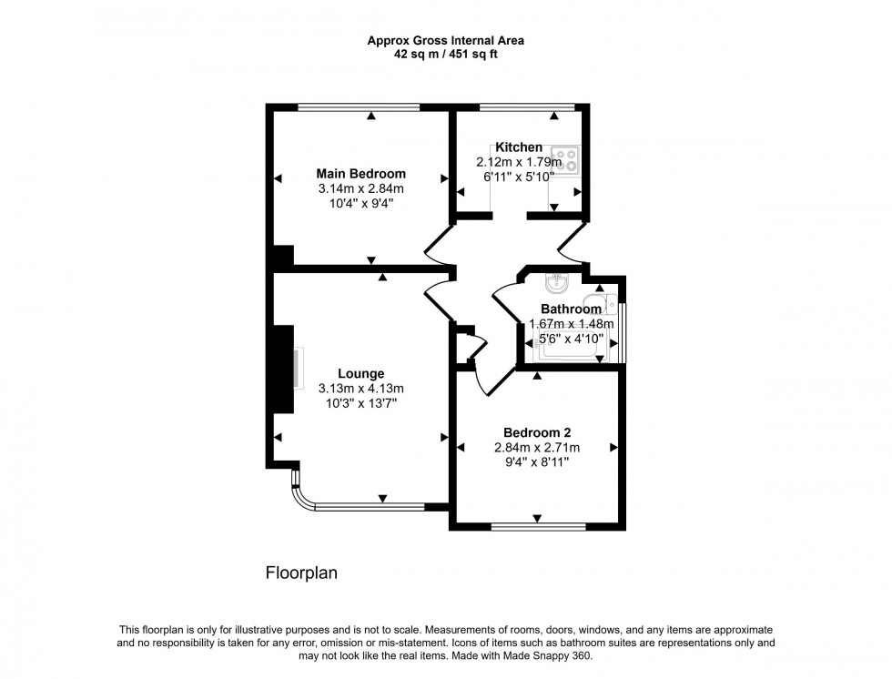 Floorplan for Shepperton Road, Petts Wood, Orpington