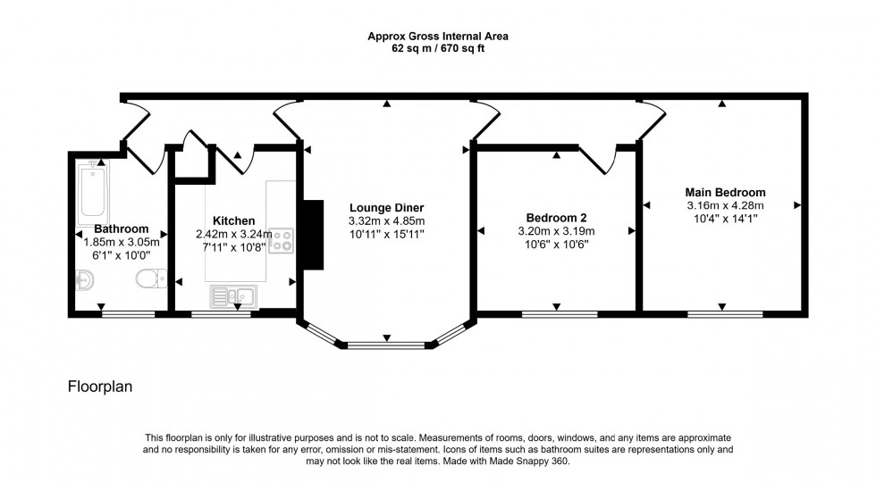 Floorplan for Hazelwood Lodge, Red Lodge Road, West Wickham