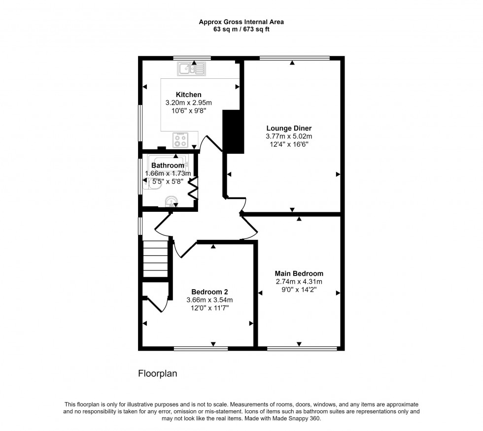 Floorplan for Southborough Lane, Bromley