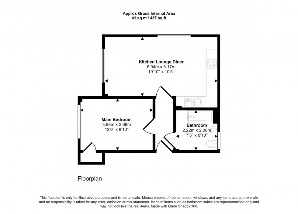 Floorplan for Windsor House,  Mountfield Way, St. Mary Cray, Orpington