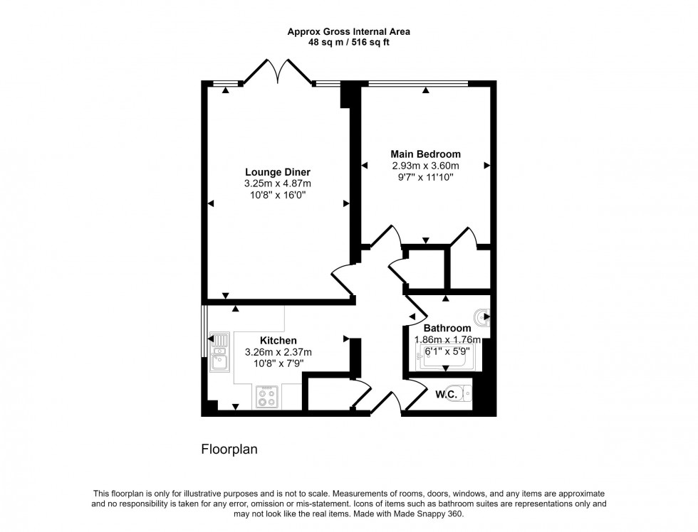 Floorplan for Pentlands,  Foxgrove Road, Beckenham